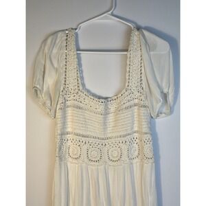 Jessica Simpson crotched cream dress size Medium